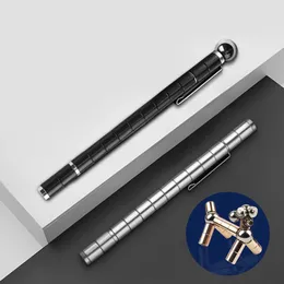 Creative Metal Magnetic Pen Decompression Toy Gel Pen Multifunction Fidget Touch Pen School Office Writing Gifts Stationery 240509