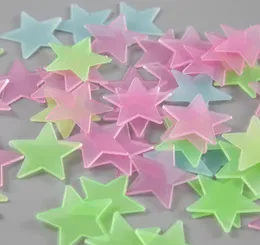 Family 3D Stars Glow In the Dark Wall Adesions luminoso fluorescente per bambini camera da letto per bambini Designer decorazione per la casa1980658