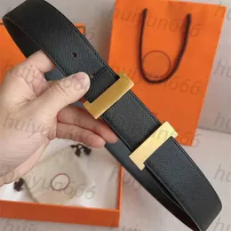 Tasarım Kemeri Kadın Erkek Hediye Moda Beyaz Turuncu Kemerler Toka Orijinal Deri Letters Business Brown Gadde Genişliği 3.8 cm kutu