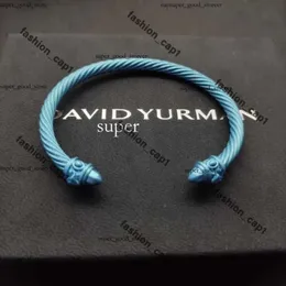 Bracciale di gioielli Dy Designer Bracciale David Yurma Bracciale da 7 mm per donne Bracciale di design del bracciale di alta qualità Braccialetta Crome Bracciale 443