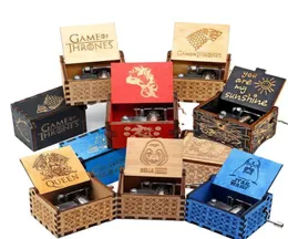 クリエイティブクラシック装飾木製ミュージックボックスあらゆる種類の写真Ingraved Hand Shaking Votivated Poters Ornaments Music Boxs Supportカスタマイズ6197185