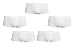 5 Pieces Mens White Regular Absorbency Washable Reusable Incontinence Boxers L266S9918670