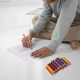 Карандаши 6 наборов мини -цветных карандашей для детского яркого рисунка, используемого для написания пластика для детей, D240510