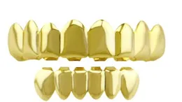 Lureen 4 Цветные зубы Grillz 8 Top и 6 нижних грилц с силиконовыми плеснями вампира хип -хоп украшения XXSS7400863