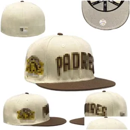 Ballkappen Uni Großhandel Fashion Snapbacks Baseball Cap Eimer Hut Stickerei ADT Flat Peak für Männer Frauen FL geschlossen 7-8 Drop Lieferung a dhyvj