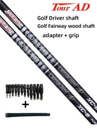 Eixo de golfe Tour AD XC 56 Drivers Wood Sr R S Flex Graphite Free Assembly Sleeve and Grip 240506