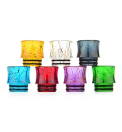 810 Thread Epoxy Resin Drip Tip Smoking Accessories Thermochromism Honeycomb Stainless steel Tips For TFV8 T528 RDA TFV12 Prince C4612159
