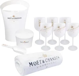 Champagner Luxus -Party -Events Hochzeitssets Eis Eimer Glas Ministrant Handtuch 1386754