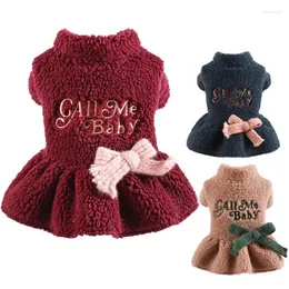 Abbigliamento per cani Bicone Agnello Agnello Autori Autori Abiti Blu Viola Blu Camicia Patto di maglione Inverno Warm O Teddy Girlie