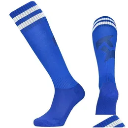 Sports Socks Mens Thick Thin Long Tube Childrens Football Adt Sweat Wicking And Anti Slip Drop Delivery Outdoors Athletic Outdoor Accs Ott5E
