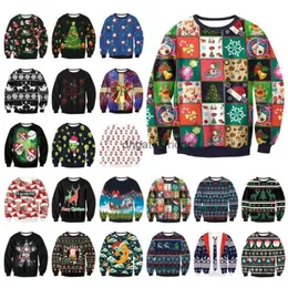 2020 Ugly Christmas Sweater Pullover Sweaters Jumpers Tops Men Women Autumn Winter Clothing 3D Funny Printed Hoodies Sweatshirts