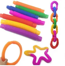 50 шт./DHL 3CM Tube Tube Sensory Twist Tribes Toy Toy Cressity Relating Retence Telecopic Cellows Extension Pinger Tube FY24871350540