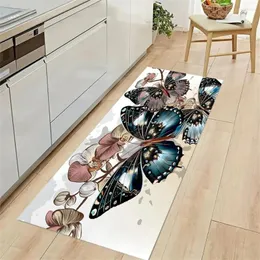 Teppiche Cartoon 3D -Druckkinder Spielmatten pelzig für Wohnzimmer Tier Schmetterlingsmuster Schlafzimmer