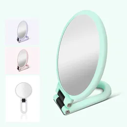 Compact Mirrors 10/15X magnifying mirror makeup double-sided handheld compact tool Q240509