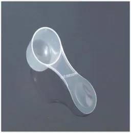 10g gram 20 ml HDPE Spoon Plastic Scoop Measuring Tool för flytande läkare Transparent 200pcslot OP947B3367671