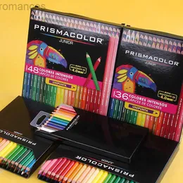 Lápis de FFUS Prismacolor 24/24/36/48 Pintura a óleo colorida Lápis de madeira para esboçar estudantes da escola Suprimentos de arte Crayon D240510