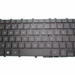 Laptop-Tastatur für LG 14Z90N 14Z90N-N.APS5U1 APS7U1 AAS7U1 AA75V3 14Z90N-VP50ML 14Z90N-VR50K ENGLISCHE US Schwarz ohne Rahmen