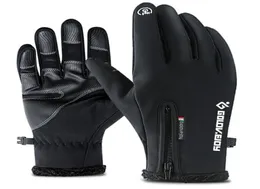 Outdoor Waterproof Plush Gloves Winter Warm Riding Gloves Fishing Glove Anti skid Anti Cutting Fishing Cyding Glove1768875