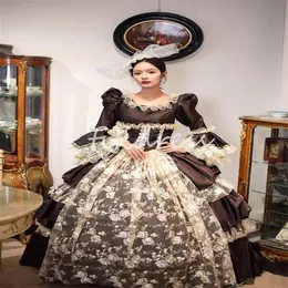 Fantasy Victorian Black Prom Dresses 2024 MEDIEVAL RENASCE COSTUTTO Abito da sera Blaccase Leta Lolita Cosplay Abiti da festa formali Mariage estetico Mariage