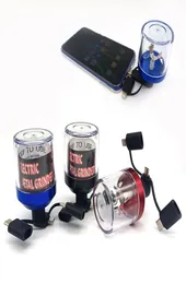 Aluminum Electric Herb Grinder Brusher Metal Tobacco Grinders 3 Cores Caixa de telefone Android USB2528044