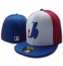 High Quality Montreal Expos Fitted Hats Flat Brim Hat Gorras Bones Masculino Expos Snapback Cap Chapeau Homme Mens Womens Sports G5113664