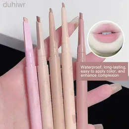 リップペンシルMuge Leen Milk Matte Smooth Lipliner lonting Lasting Lasting Waterfrof Lipliner Pink Lipliner Makeup Stick NakedV6Z8 D240510