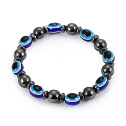 Beaded Energy Magnetic Hematite Blue Bracelet Women Power Healthy Black Gallstone Chains Bangle For Men S Fashion Jewelry Drop Delive Dhrhd