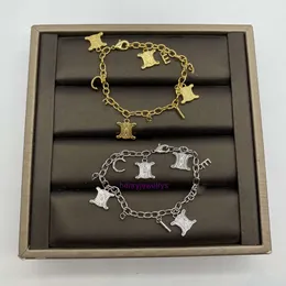مصمم المجوهرات سيلس الذهب الذهب سوار مربع سوار الإناث تصميم مكانة بسيطة من المألوف يدوي المجوهرات