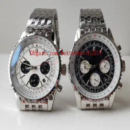 2 Kolor Sprzedawanie zegarków męskich Watch Watch 45 mm Navitimer AB031021 BF77 453A Chronograph Working Quartz Fold Stael ze stali nierdzewnej 202 177c