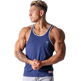 Herrkläder Gym Tops Fitness Homme Tankop Alphalete Vest Elastique Muskulering Coton Running Tank Top Muskulering Ropa 240430