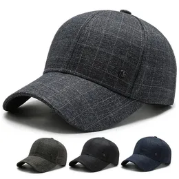 Plaid Print Baseball Cap Soft Dad Add Adal That Outdoor Sport for Men نساء خمر الشمس كل يوم 240426