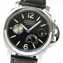 Mode Luxus Penarrei Uhren Designer Pam00125 Power Reserve Black Dial Automatic Watch Mens _793714