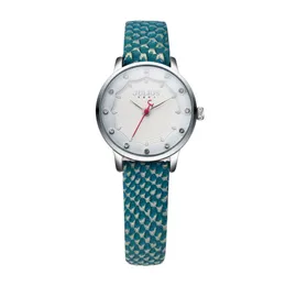 Julius farbenfrohe Damen Uhr Mode für Frauen Krokodilleder elegant analog Quarz Japan Movt Watch für junges Mädchen JA-858 268z