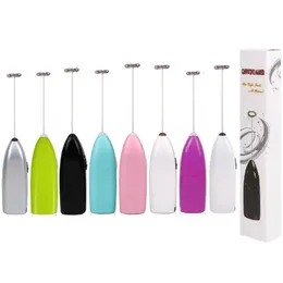 Battery Operated Handheld Electric Milk Frother Kitchen Mini Blender Beater Stirrer Drink Coffee Foam Maker Whisk Egg Mixer For Frappe/ Latte/Matcha/Hot Chocolate