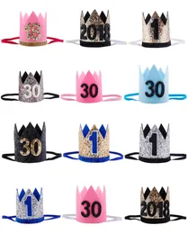 11630 dorosłych dzieci urodziny Hats Dziewczęta Kawaii Princess Crown Caps Women Tort Birthday Caps Po Props Dekorat 6324983
