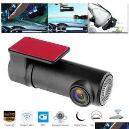 カーDVRカーDVRS 1080P Wifi Mini DVR Dash Camera Night Vision Camcorder Driving Video Recorder Cam Rear Digital Registrar Drop納品otq8w