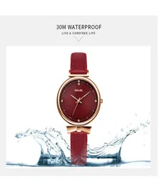 2020 Smael Brand Woman Watchs Brand Luxury Brand Smael Quartz Orpredini da polso per femmine Orologio da donna in oro rosa Watch Inaproolare 19072437460