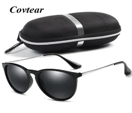 Covtear 2017 New Style Cat Eye Mirror Sunglasses Men Women Brand Designer Vintage Polarized Retro Sun Glasses Gafas Oculos De Sol9452457
