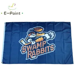 ECHL Greenville Swamp Rabbits Flag 3 5ft 90 cm 150 cm Polyester Banner Decoration Flying Home Garden Festive Gift20W7163361