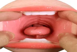 Belsiang Pompino maschio maschile giocattoli sessuali per uomini masturbazione orale tazza di gola profonda bocca vagina vagina figa massager t5283776