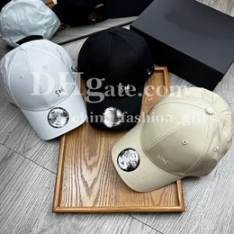 Luxury Canvas Baseball Caps Lettera Cappelli da golf ricamato da golf unisex semplice casual casual tappeti a sfere per vacanza estiva.