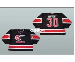 Chen37 Real Men real Full embroidery Bruce Hoffort San Diego Gulls IHL Hockey Jersey or custom any name or number Jersey5427100