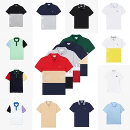 2024 MENS Högkvalitativ affärsfrist Polos Designer Mans Polos Homme Summer Cotton Ventilate Shirt Brodery Tshirts High Street Trend Shirt Top Tees Size M-2xl