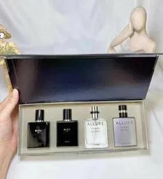 Designer CC Perfume Gift Set Fragrância Colônia Para Man 25ml 4 Garrafas EDP EDU DE PARFUM Brand Luxury Perfumes Long Pleasant Fragra2847436