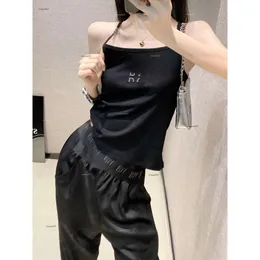 Brand pants set Women camisole two-piece Designer Sleeveless suspender vest fashion logo jogging trousers pants suit women 2pcs May 08