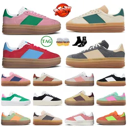 Bold designer women shoes thick soled casual platform sneakers active pink glow cream collegiate green womens mens trainers almost yellow sports sneaker vegan og