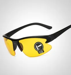 Sport na świeżym powietrzu Yellow Lens Nocne Szklanki wizji jazdy HD Gogle Lunette Nuit Vision 2020 Gafas Sol Hombre4662614