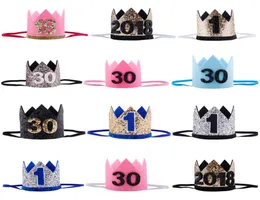 11630 dorosłych dzieci urodziny Hats Dziewczyny Kawaii Princess Crown Caps Women Tort Birthday Caps Po Props Dekorat 8754953