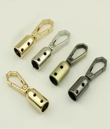 86x46mm Handväska Tassel Cap Clasp Hook Connector Påsar Hanger Metal Buckles Bag Rem Stoppersladdlås DIY Hårdvarutillbehör7716298