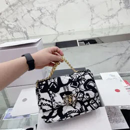 Coco Retro утилита Crossbody Вечерние сумки для седла заслонка сумочки Scrawl Tote Bag Packer Pocket Designer